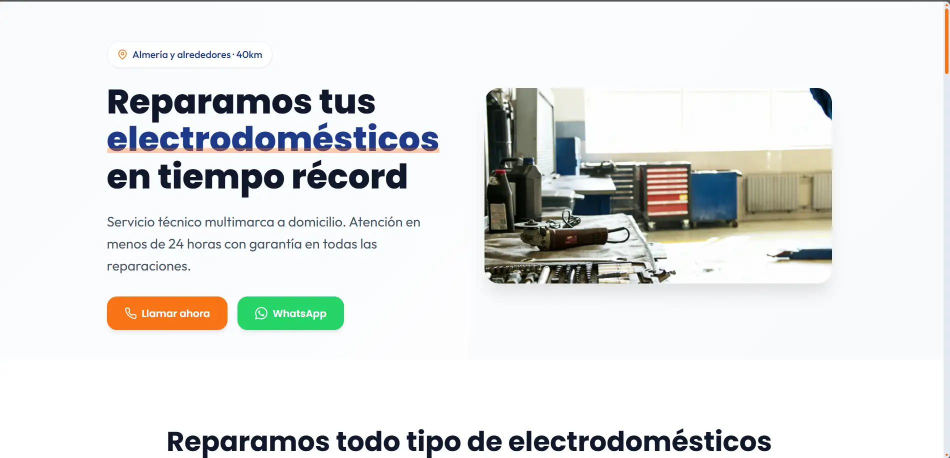 Previsualización de Demo TecnoFix